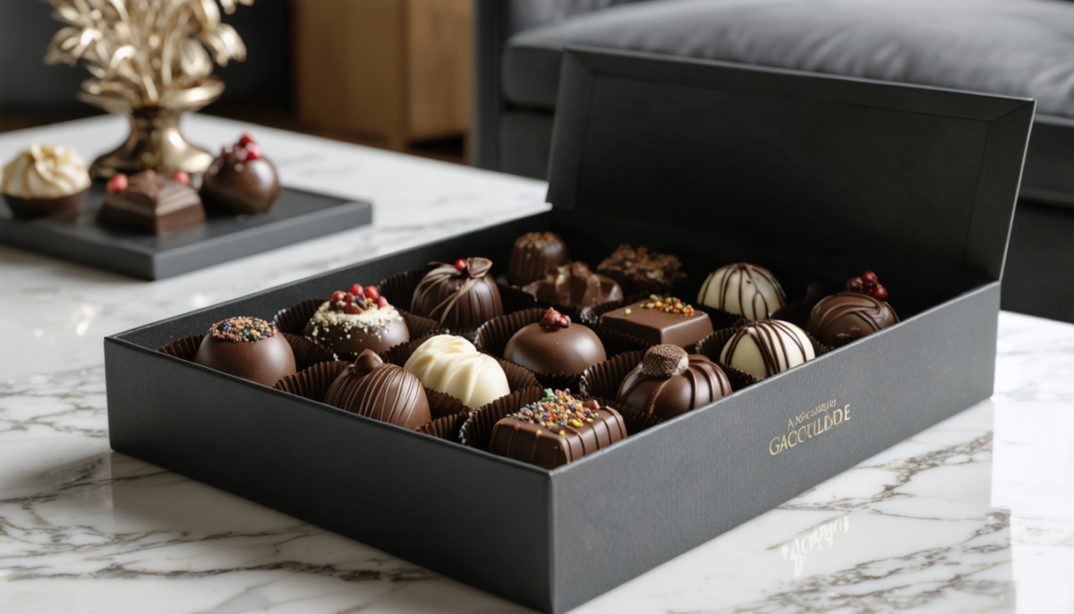 découvrez nos chocolats en ligne et offrez un délice gourmand directement livré à votre porte. cadeau parfait pour toutes les occasions.