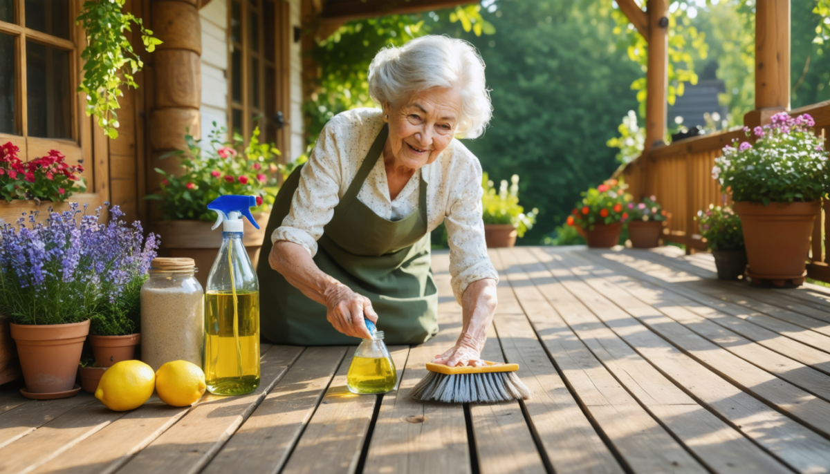 découvrez le secret des grands-mères pour entretenir et faire briller votre terrasse en bois grâce à des solutions 100% naturelles, faciles et efficaces.