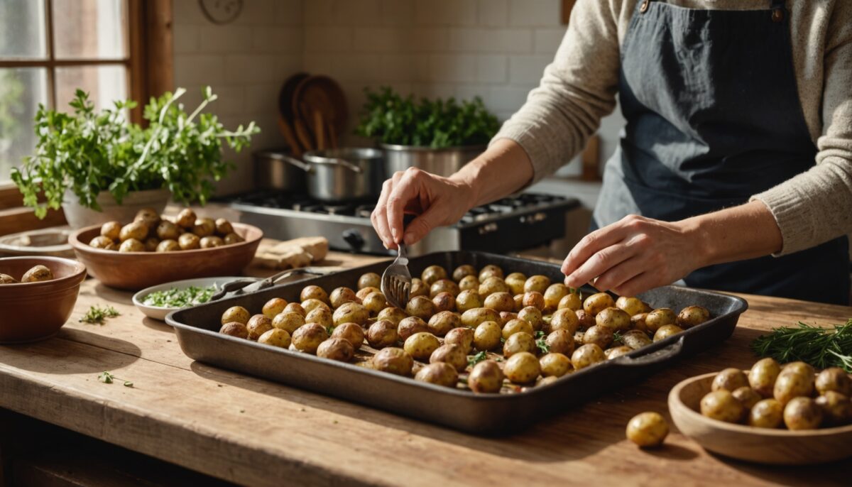 Pommes de terre grenaille rôties : la recette simple pour un croustillant parfait au four