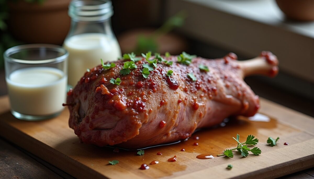 Rôti de porc au lait : une recette simple, tendre et gourmande pour toute la famille