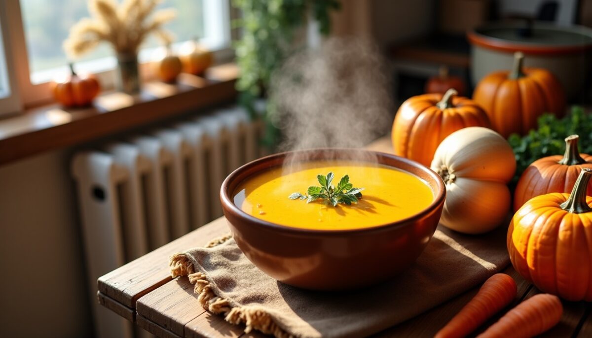 Velouté de potimarron simplifié : la recette chaleureuse pour un automne gourmand