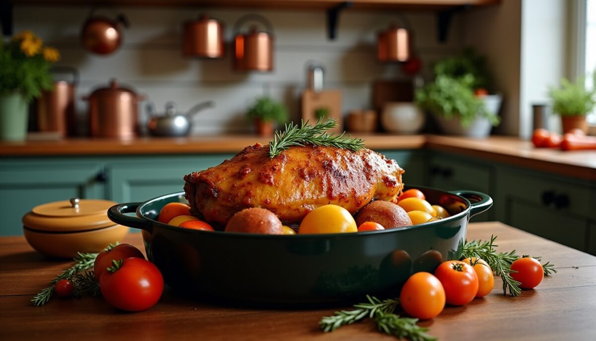 Rôti de porc en cocotte : une recette tendre et chaleureuse à partager