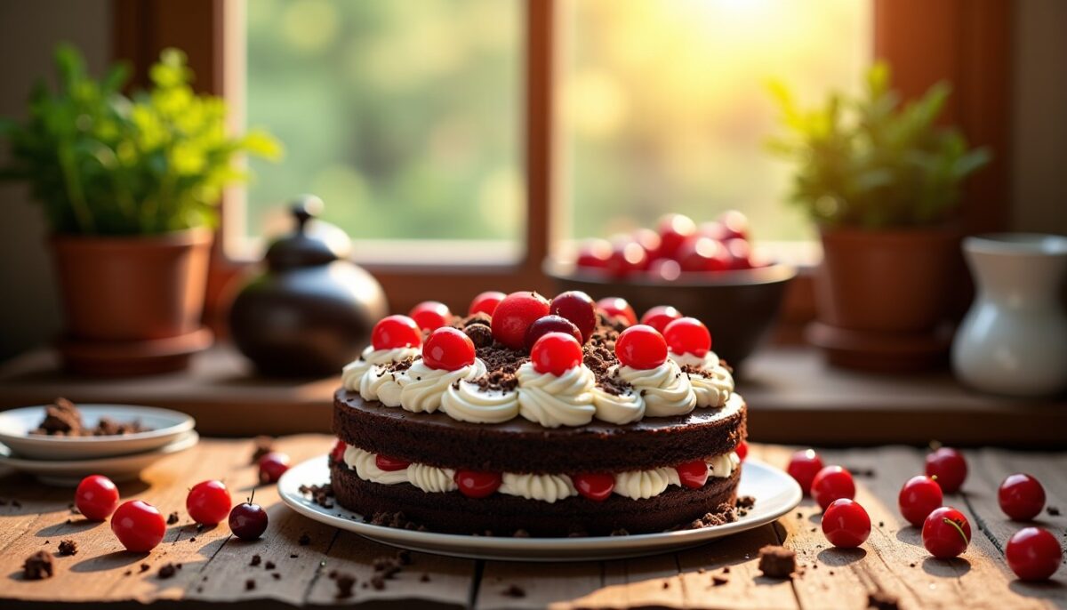 La recette authentique de la Forêt Noire : un délice chocolaté et gourmand