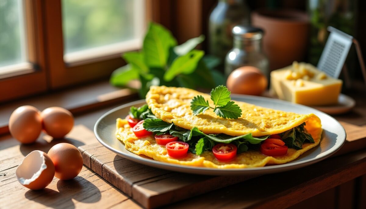 Omelette gourmande et nutritive : la recette express riche en protéines pour une pause healthy