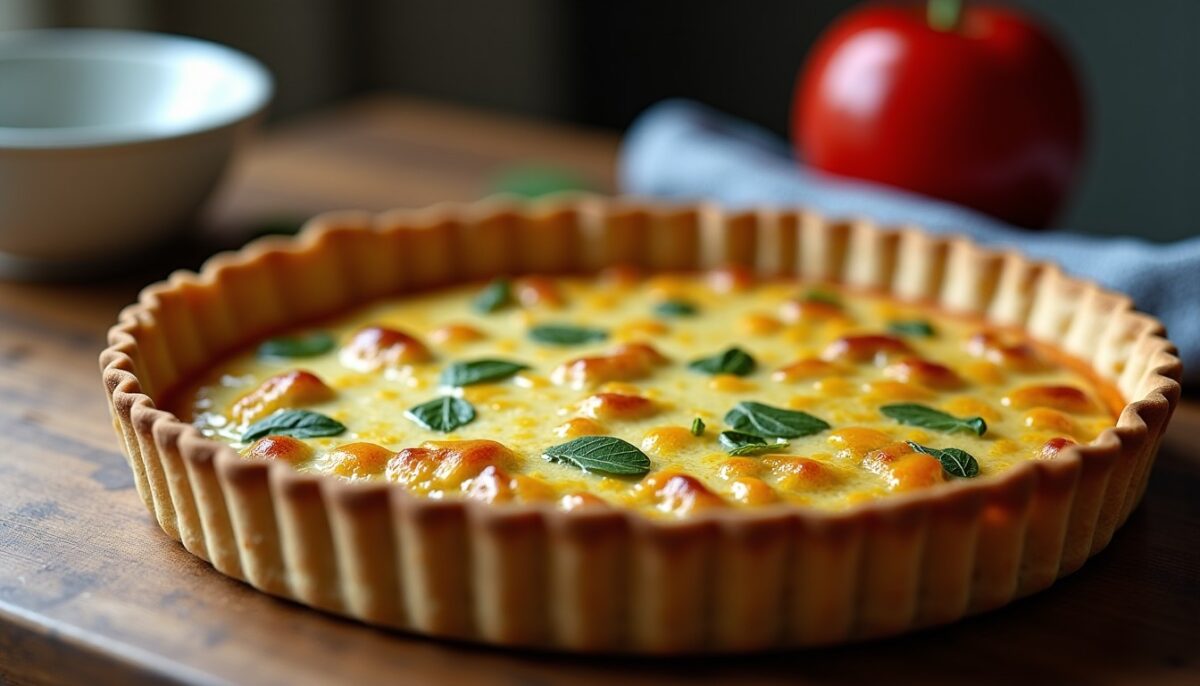 Quiche saine et gourmande : la recette légère qui séduit les papilles