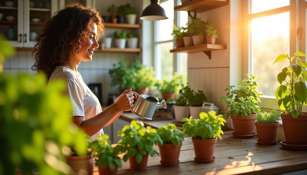 Les plantes incontournables en cuisine : astuces déco, entretien facile et idées pratiques